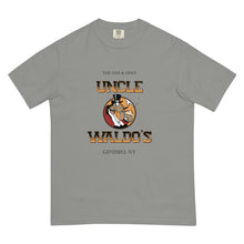 Load image into Gallery viewer, Uncle Waldo's The One & Only WITH DRINK SPECIALS Short Sleeve T-Shirt - Garment-Dyed Heavyweight T-Shirt