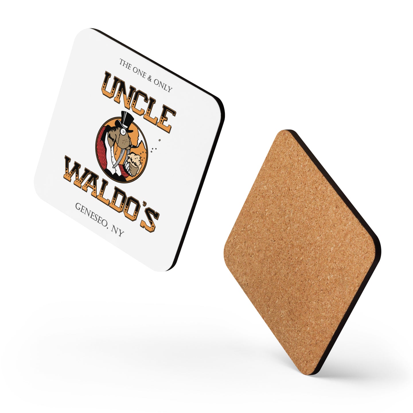 Uncle Waldo's The One & Only Cork-Back Coaster