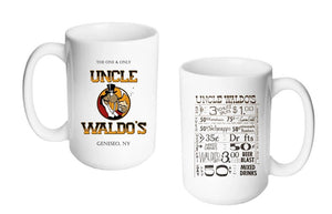 Uncle Waldo's The One & Only Large 15 oz. Coffee Mug WITH DRINK SPECIALS